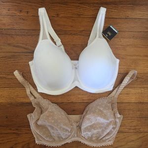 Pair of Wacoal/Chantelle bras - size 32DDD